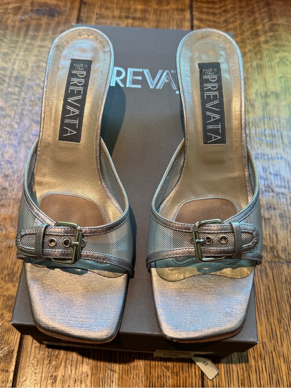 PREVATA SILVER SANDALS